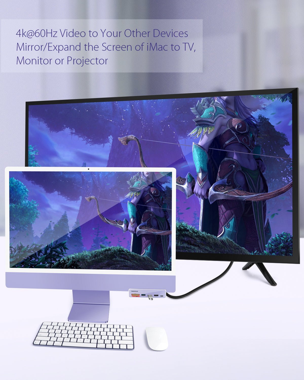 Twopan 7 - in - 1 USB - C Hub for iMac M4/M3/M1 - Twopan SSD