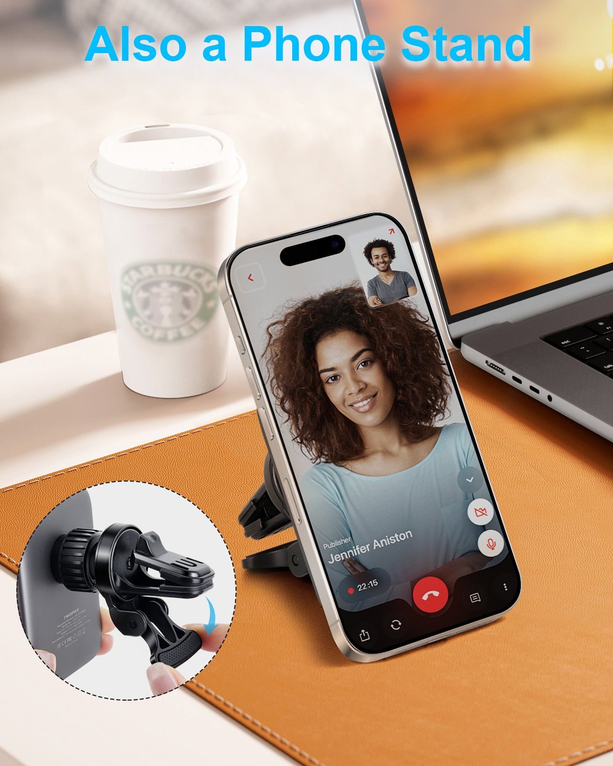 Twopan Magnetic Wireless Car Charger with Magsafe - Twopan SSD