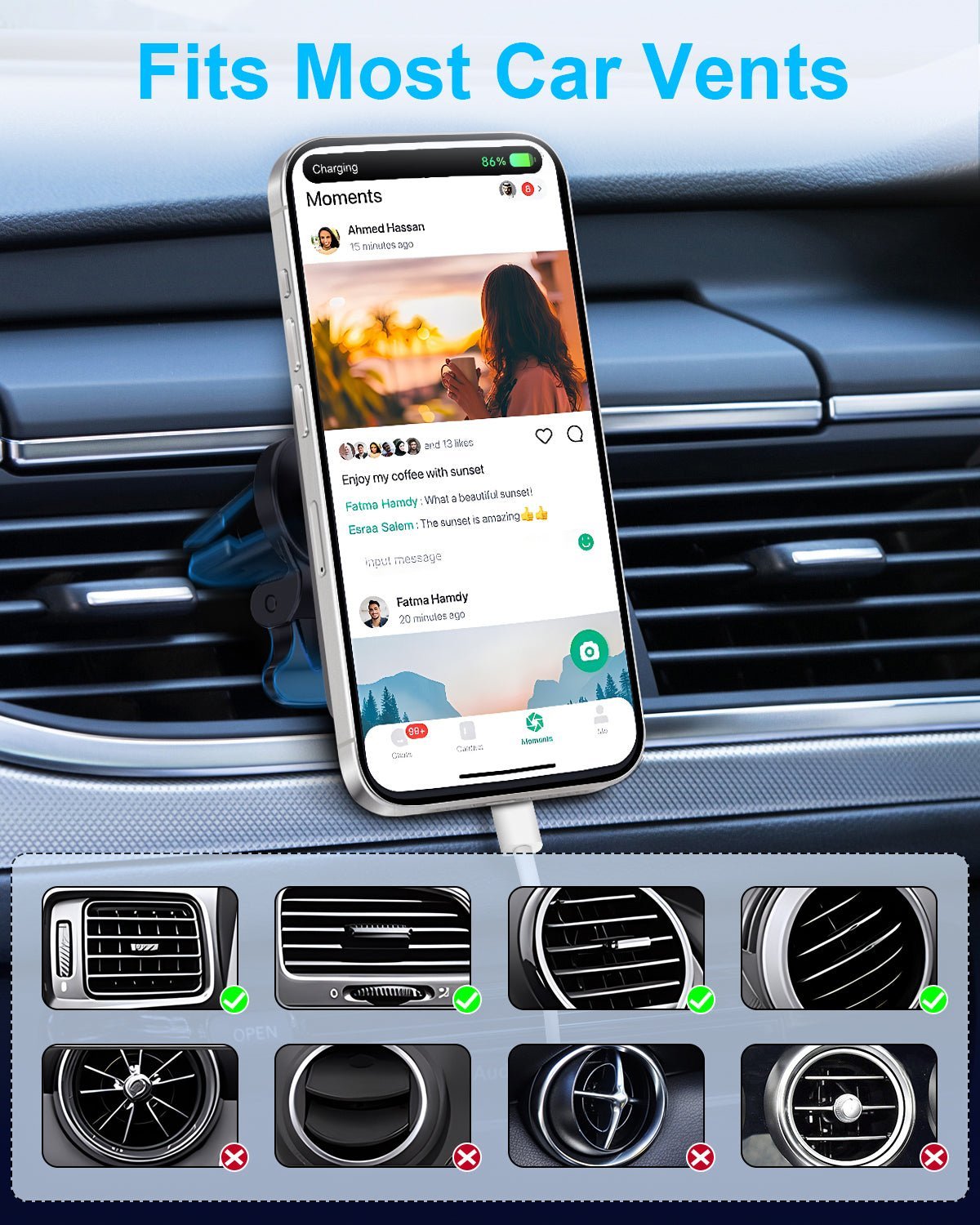 Twopan Magnetic Wireless Car Charger with Magsafe - Twopan SSD