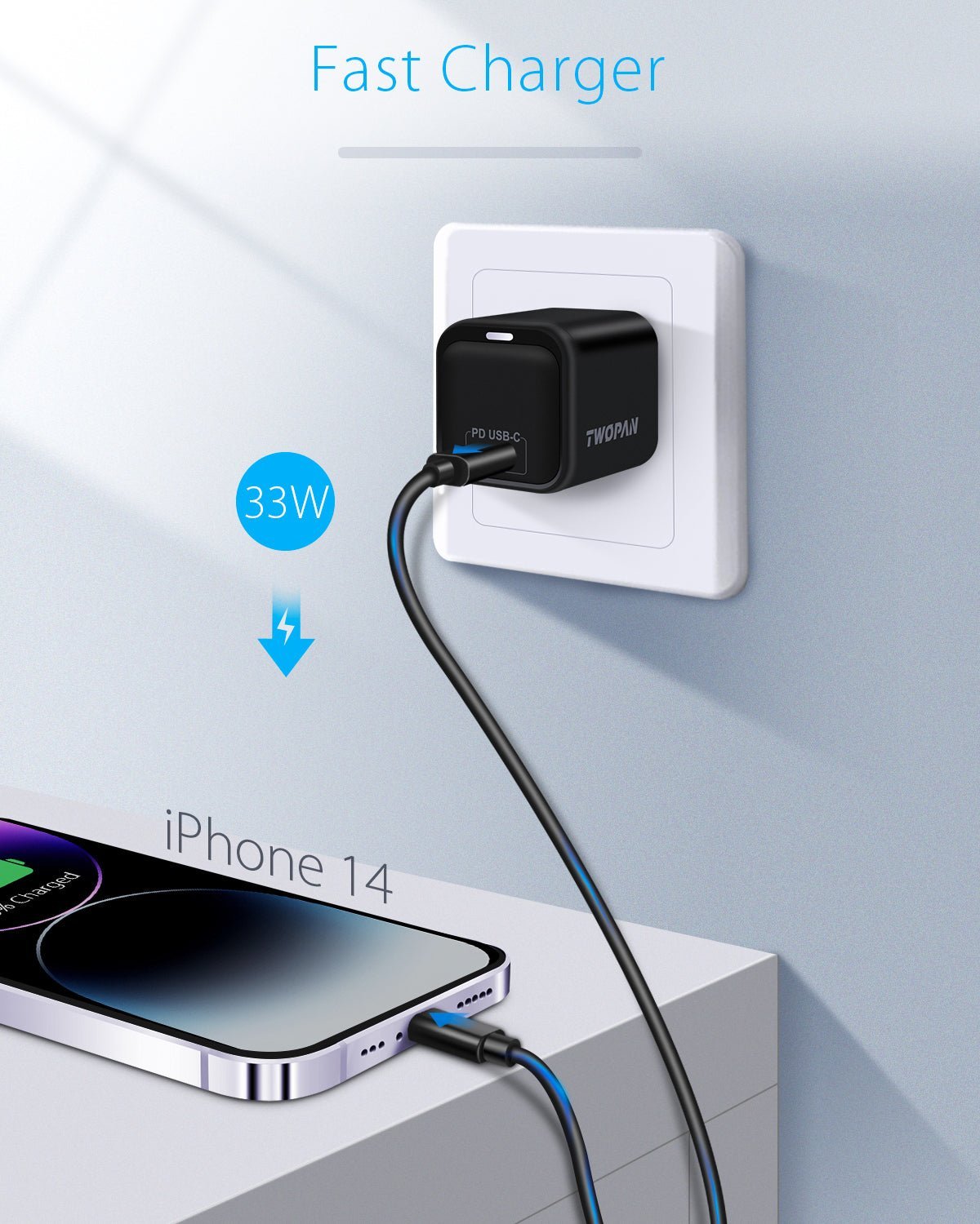 Twopan 33W USB - C GaN Charger - Twopan SSD