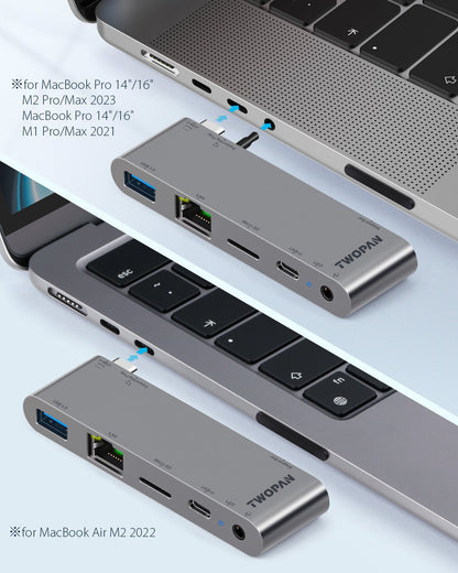 Twopan 5 - in - 1 USB - C Hub for MacBook Pro/Air M2 - Twopan SSD