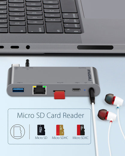 Twopan 5 - in - 1 USB - C Hub for MacBook Pro/Air M2 - Twopan SSD