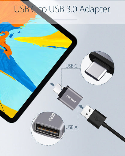 Twopan 5Gbps USB - C to USB - A Male Adapter - Twopan SSD