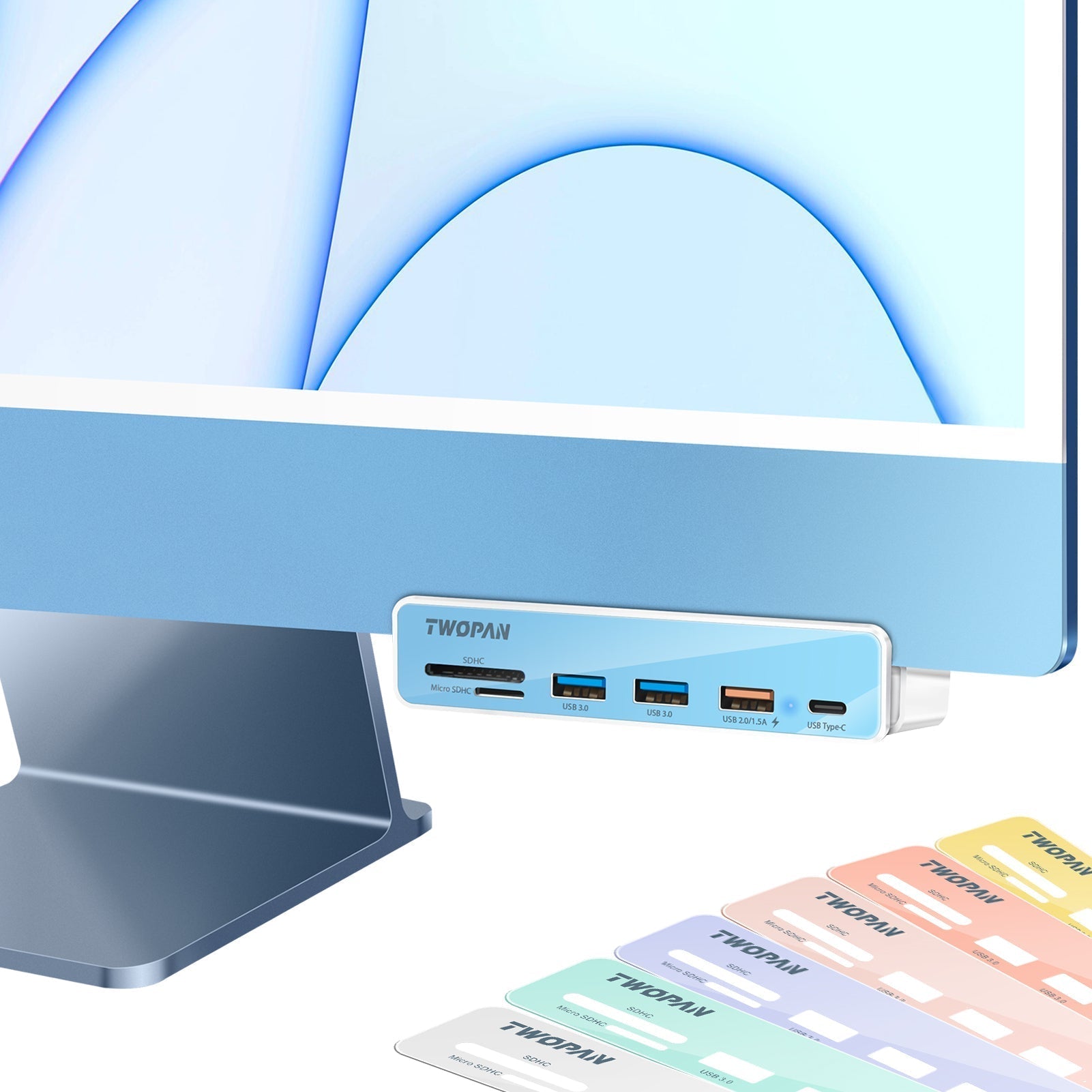 Twopan 6 - in - 1 USB - C Hub for iMac - Twopan SSD